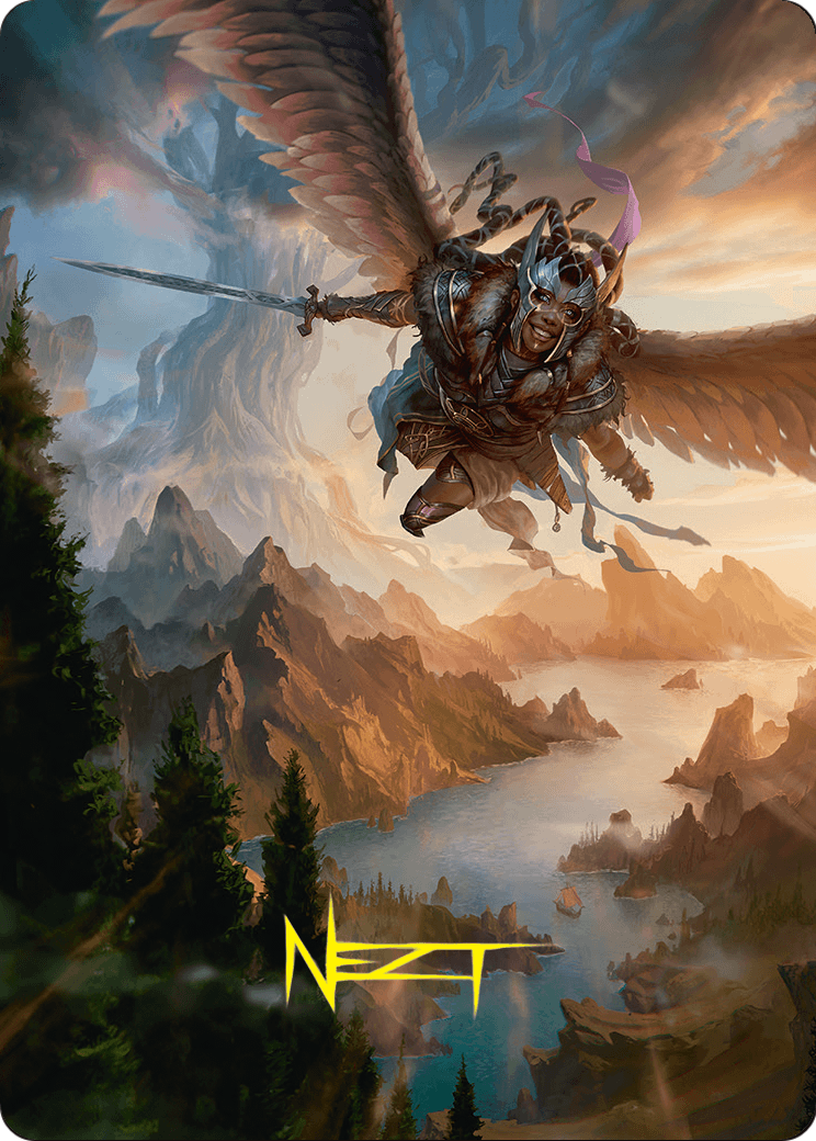 Youthful Valkyrie // Youthful Valkyrie (AFDN-028) (Borderless) [Foundations Art Series] Foil