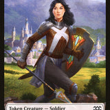 Beast // Soldier Double-Sided Token [Double Masters Tokens]