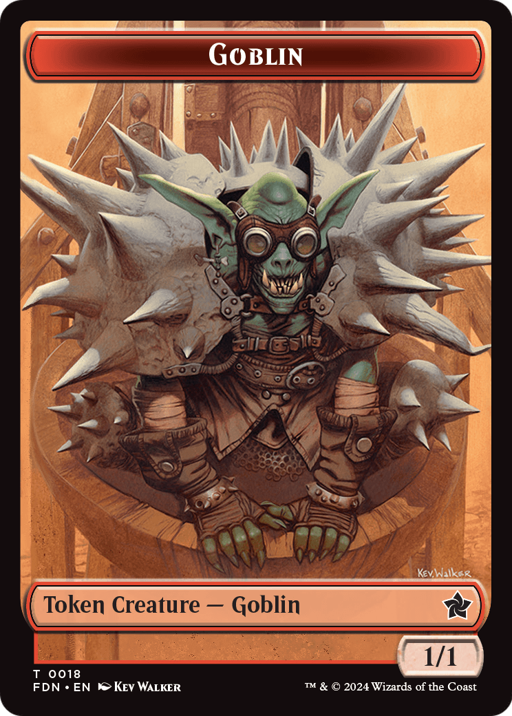 Goblin (TFDN-018) [Foundations Tokens]