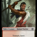Mercenary // Human Warrior Double-Sided Token [Outlaws of Thunder Junction Tokens]