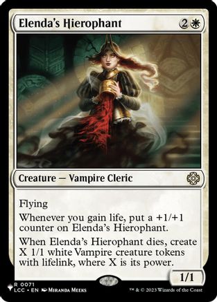 Elenda's Hierophant (LIST-071) [The List Reprints]