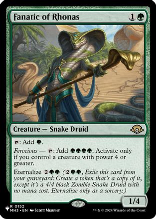 Fanatic of Rhonas (LIST-152) [The List Reprints]