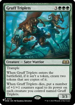 Gruff Triplets (LIST-172) [The List Reprints]