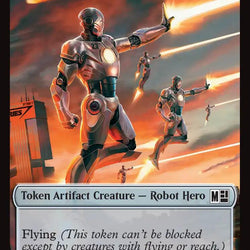 Robot Hero // Villain Double-Sided Token [Marvel Super Heroes Commander Tokens]