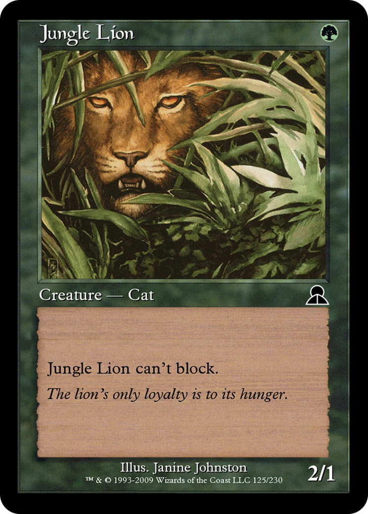 Jungle Lion (ME3-125) [Masters Edition III] Foil