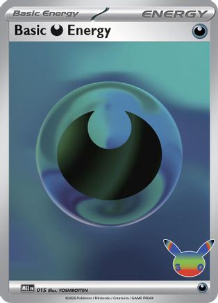 Basic Darkness Energy - 15 (30th Celebration) [MEE Mega Evolution Energies] - Holofoil
