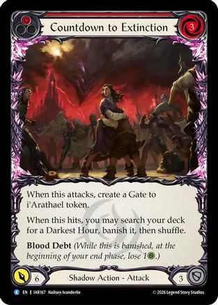 Countdown to Extinction (IAR167) - Usurp the Shadow Throne Rainbow Foil