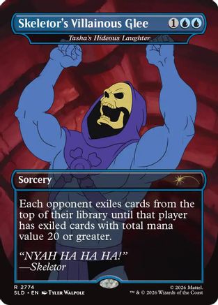 Skeletor's Villainous Glee - Tasha's Hideous Laughter (SLD-2774) [Secret Lair Drop Series] Foil