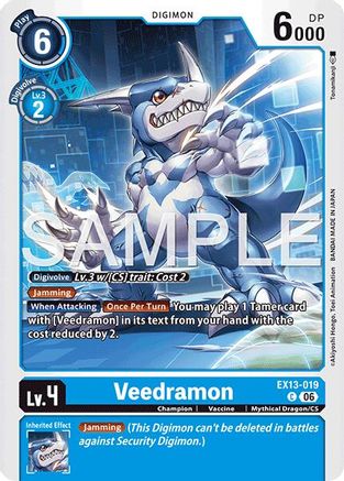 Veedramon (EX13-019) - Chivalrous XIII