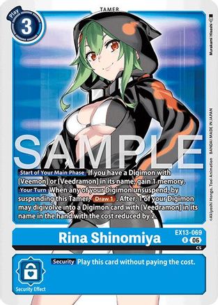 Rina Shinomiya (EX13-069) - Chivalrous XIII Foil
