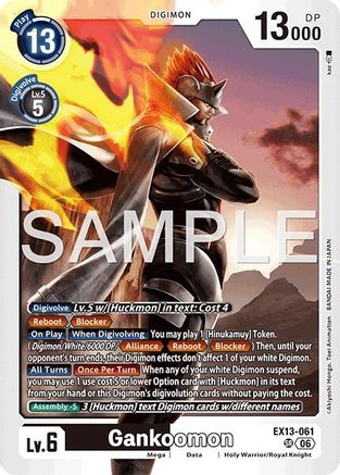 Gankoomon (EX13-061) - Chivalrous XIII Foil