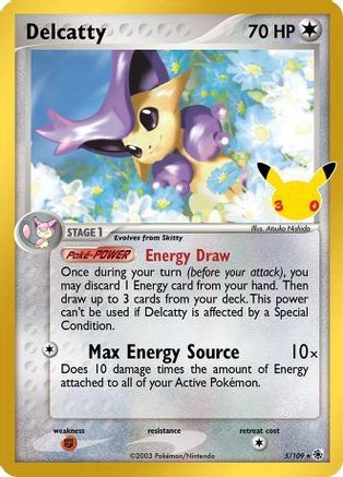 Delcatty - 5/109 [ME 30th Celebration Classic Collection] - Holofoil