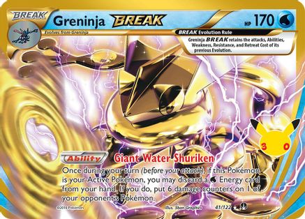 Greninja BREAK - 41/122 [ME 30th Celebration Classic Collection] - Holofoil