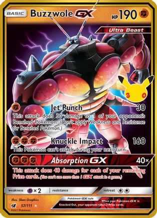 Buzzwole GX - 57/111 [ME 30th Celebration Classic Collection] - Holofoil