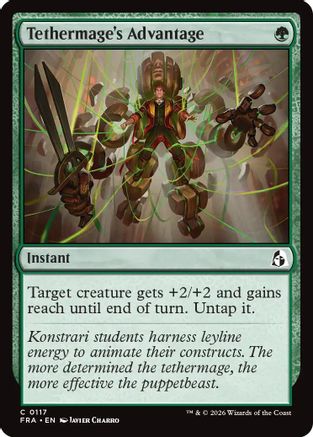 Tethermage's Advantage (FRA-117) [Reality Fracture] Foil