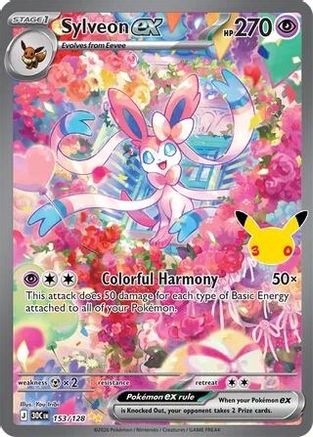Sylveon ex - 153/128 [ME 30th Celebration] - Holofoil