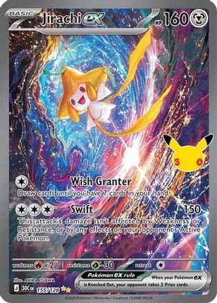 Jirachi ex - 155/128 [ME 30th Celebration] - Holofoil