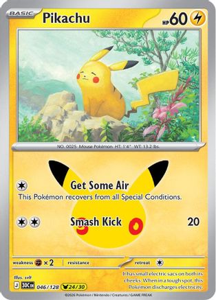 Pikachu - 046/128 [ME 30th Celebration] - Holofoil