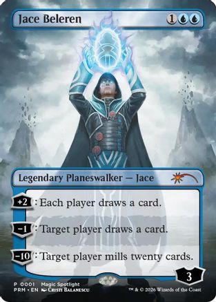 Jace Beleren (UMP-001) [Unique and Miscellaneous Promos] Foil