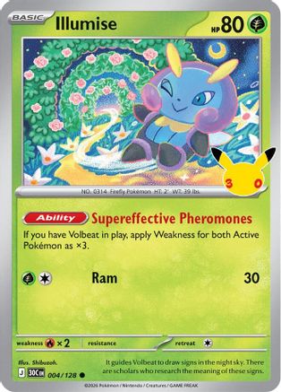 Illumise - 4/128 [ME 30th Celebration] - Holofoil