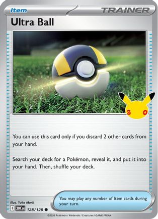 Ultra Ball - 128/128 [ME 30th Celebration] - Holofoil