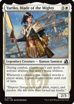 Yuriko, Blade of the Mighty (FRA-210) [Reality Fracture] Foil