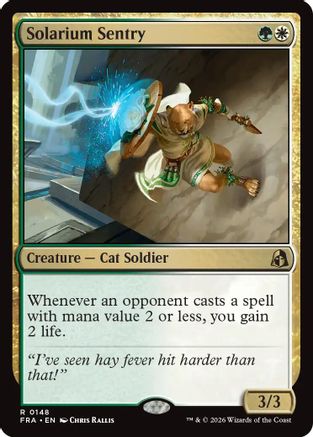 Solarium Sentry (FRA-148) [Reality Fracture] Foil