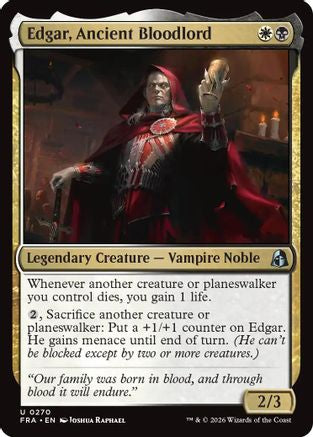 Edgar, Ancient Bloodlord (FRA-270) [Reality Fracture]