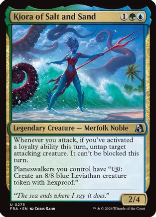 Kiora of Salt and Sand (FRA-273) [Reality Fracture] Foil