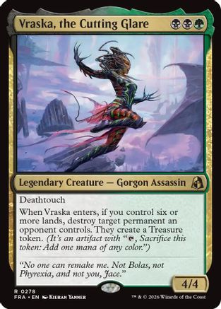 Vraska, the Cutting Glare (FRA-278) [Reality Fracture]