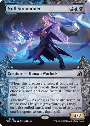 Null Summoner (Showcase) (FRA-353) [Reality Fracture] Foil