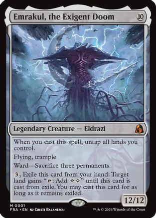 Emrakul, the Exigent Doom (FRA-001) [Reality Fracture] Foil