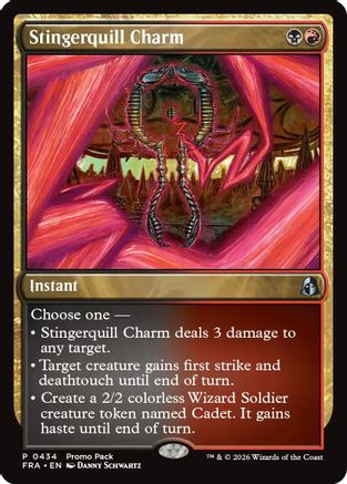 Stingerquill Charm (PPFRA-434) [Promo Pack: Reality Fracture] Foil