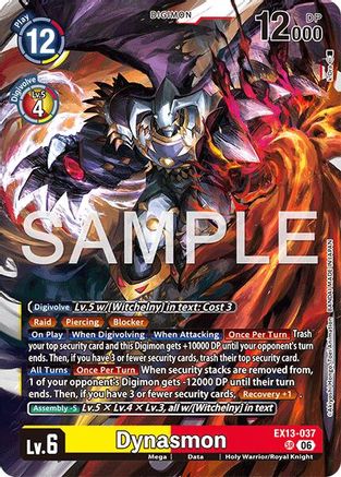 Dynasmon (EX13-037) - Chivalrous XIII Foil