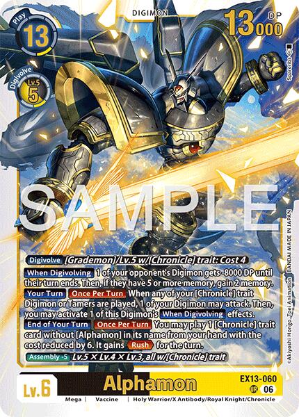 Alphamon [EX13-060] [Chivalrous XIII]