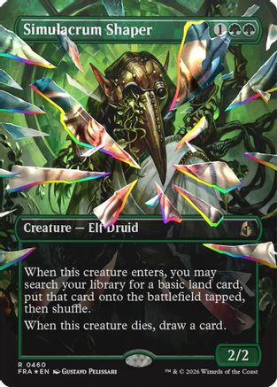 Simulacrum Shaper (Borderless) (Facet Foil) [Reality Fracture]