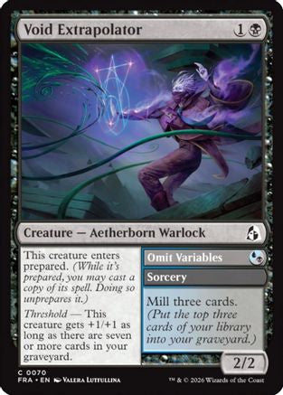 Void Extrapolator (FRA-070) [Reality Fracture] Foil