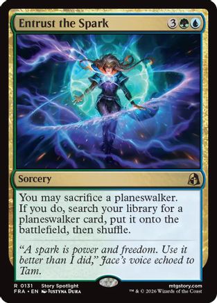Entrust the Spark (FRA-131) [Reality Fracture] Foil