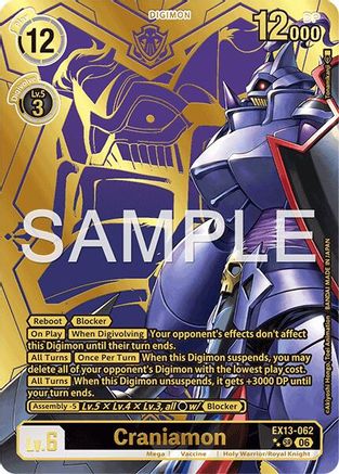 Craniamon (Rare Pull) (EX13-062) - Chivalrous XIII Foil