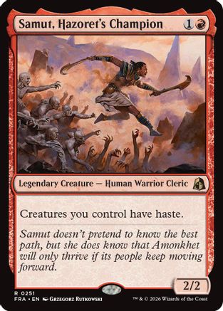 Samut, Hazorer's Champion (FRA-251) [Reality Fracture] Foil