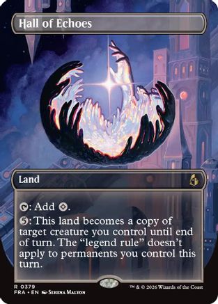 Hall of Echoes (Borderless) (FRA-379) [Reality Fracture] Foil