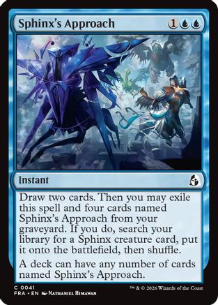 Sphinx's Approach (FRA-041) [Reality Fracture] Foil