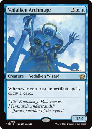 Vedalken Archmage (FDC-082) [Commander: Foundations]