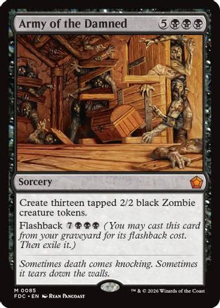 Army of the Damned (FDC-085) [Commander: Foundations]