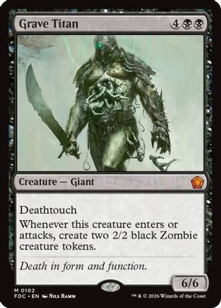 Grave Titan (FDC-102) [Commander: Foundations]