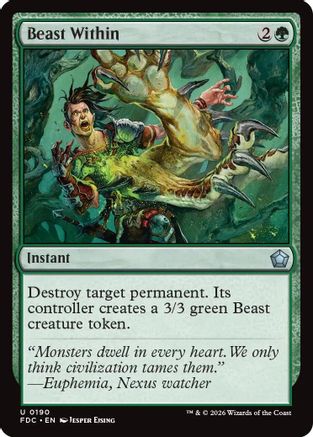 Beast Within (FDC-190) [Commander: Foundations]