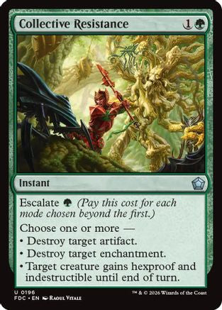 Collective Resistance (FDC-196) [Commander: Foundations]