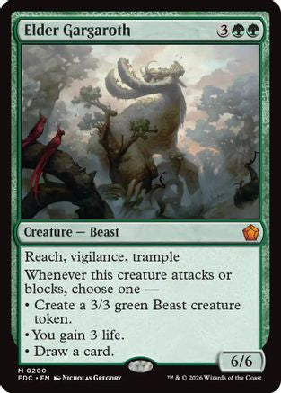 Elder Gargaroth (FDC-200) [Commander: Foundations]