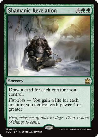 Shamanic Revelation (FDC-229) [Commander: Foundations]