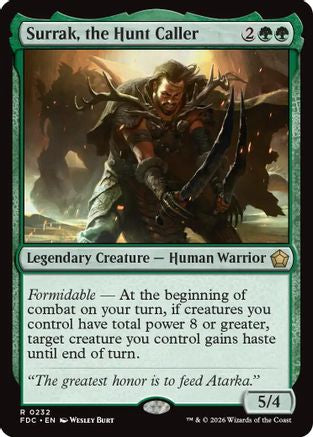 Surrak, the Hunt Caller (FDC-232) [Commander: Foundations]